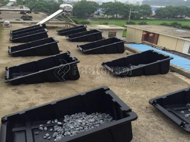 Custom Plastic Ballasted Roof Mounting System