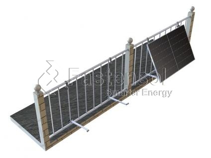 Полный самоустанавливающийся солнечный комплект для балконов и террас.
        