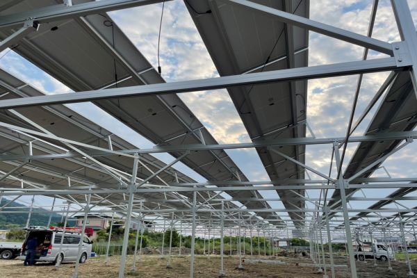 Солнечная ферма мощностью 500 кВт в Японии
