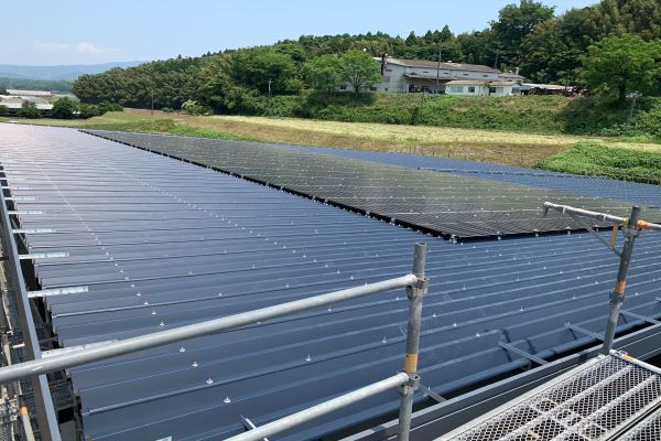 400кВт крыши хомуты раствор в Японии
