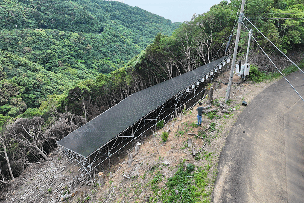 Система крепления винта заземления Terrain мощностью 300 кВт в Японии